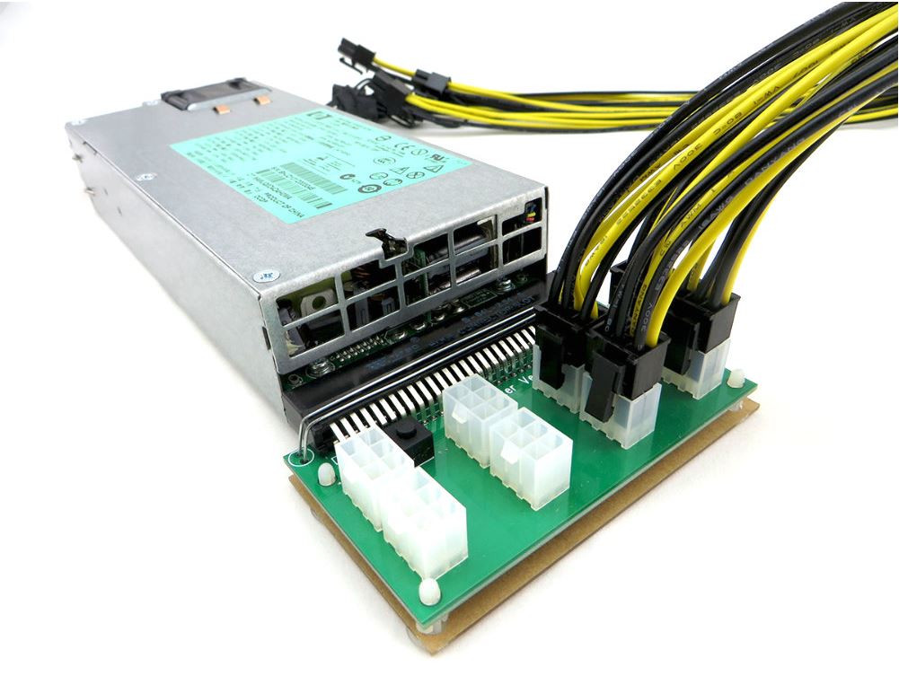 ParallelMiner X5BRK - 8 Port + HP Common Slot Server Power Supply