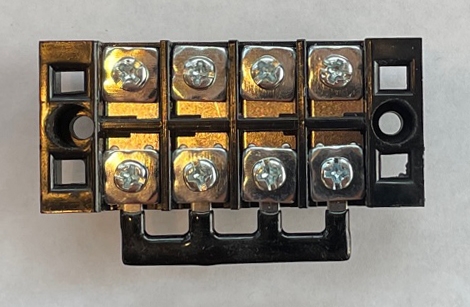 4 terminal block with jumper
